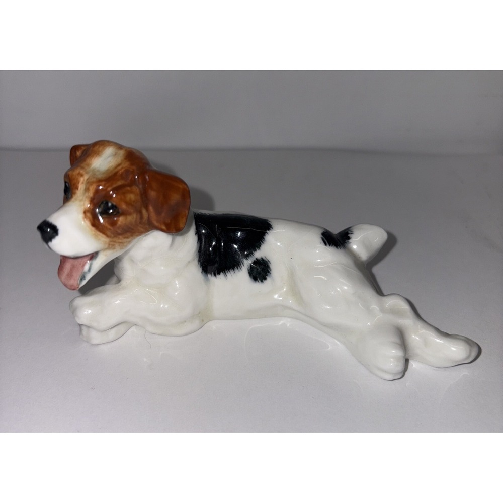 ROYAL DOULTON Character Dogs Jack Russell Dog‎ Lying-Panting HN 1101 RARE